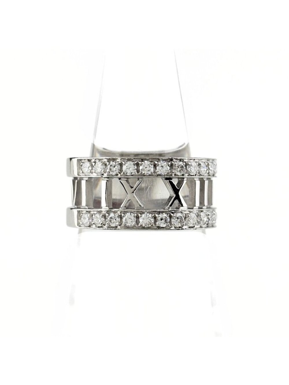 Tiffany & Co Atlas Ring Pave Diamond